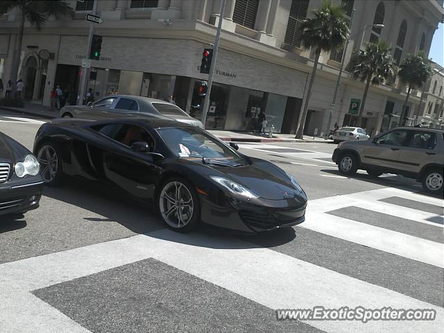 Mclaren MP4-12C spotted in Beverly Hills, California