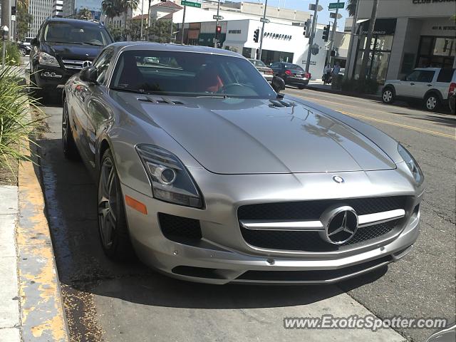 Mercedes SLS AMG spotted in Beverly Hills, California