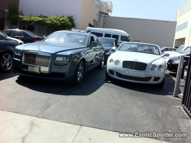 Rolls Royce Ghost spotted in Beverly Hills, California