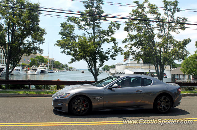 Maserati GranTurismo spotted in Greenwich, Connecticut