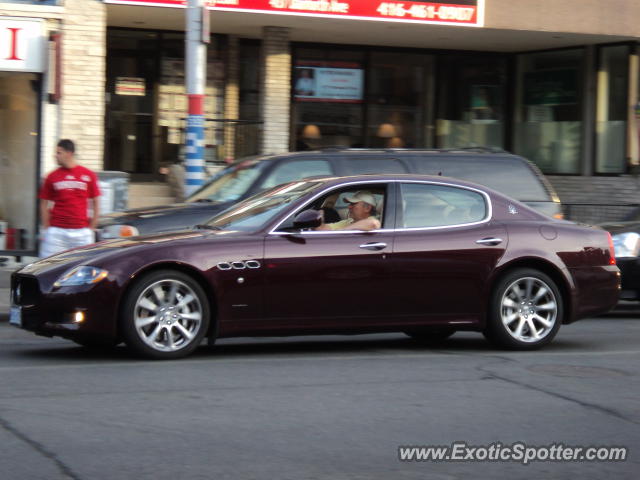 Maserati Quattroporte spotted in Toronto, Ontario, Canada