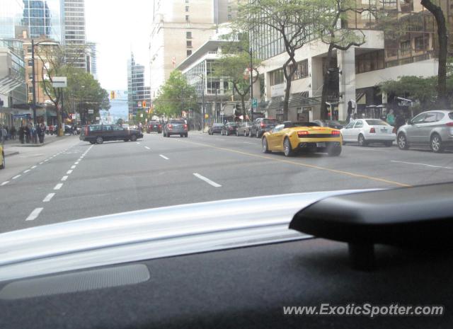 Lamborghini Gallardo spotted in Vancouver, BC, Canada