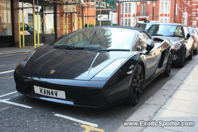 Lamborghini Gallardo spotted in London, United Kingdom