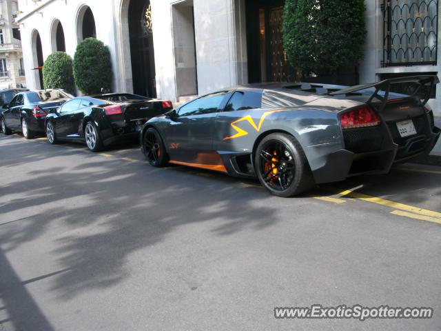 Lamborghini Murcielago spotted in Paris, France