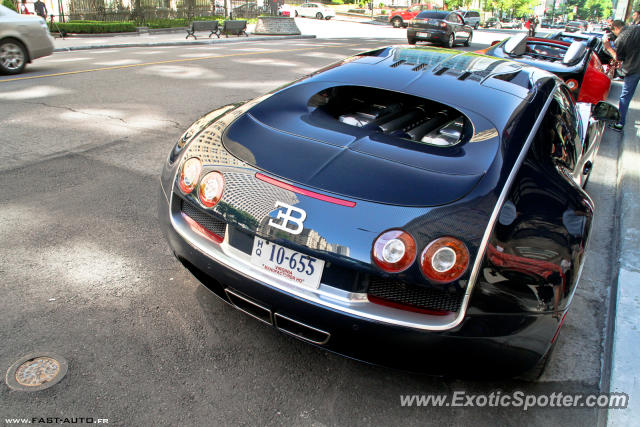 Bugatti Veyron spotted in Montreal, Canada