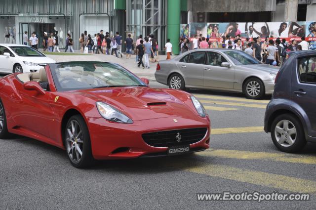 Ferrari California spotted in Bukit Bintang KL, Malaysia