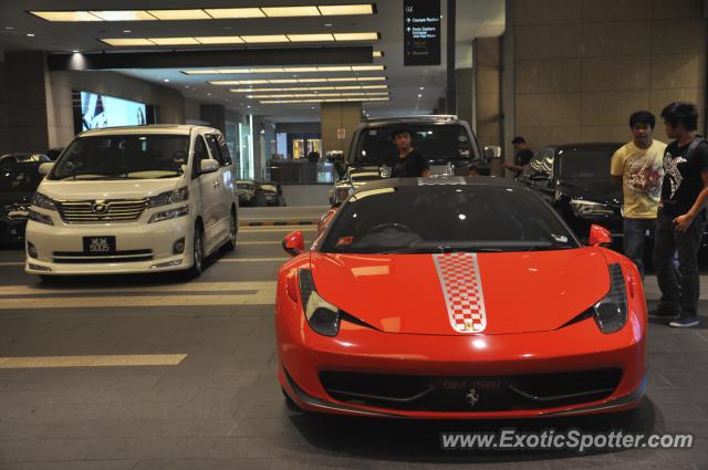 Ferrari 458 Italia spotted in Bukit Bintang KL, Malaysia