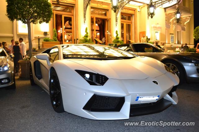 Lamborghini Aventador spotted in Monte Carlo, Monaco