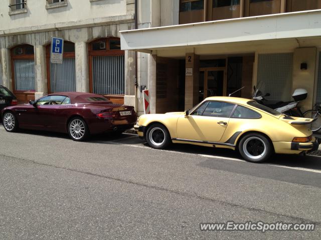 Aston Martin DB9 spotted in Geneva, Switzerland