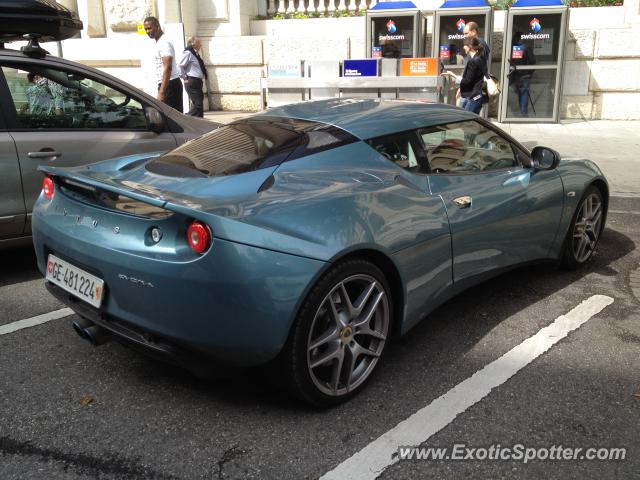 Lotus Evora spotted in Geneva, Switzerland