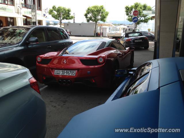 Ferrari 458 Italia spotted in Geneva, Switzerland