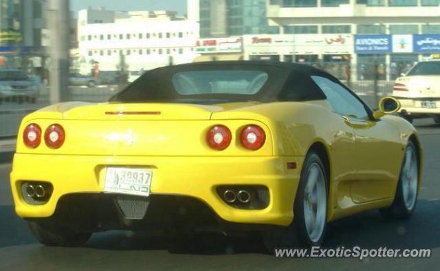 Ferrari 360 Modena spotted in Dubai, United Arab Emirates