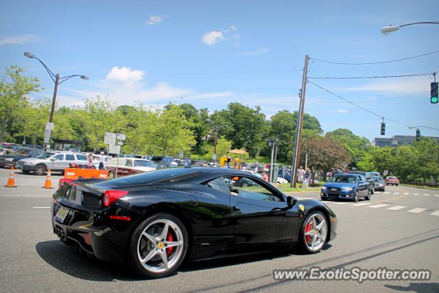 Ferrari 458 Italia spotted in Greenwich, Connecticut