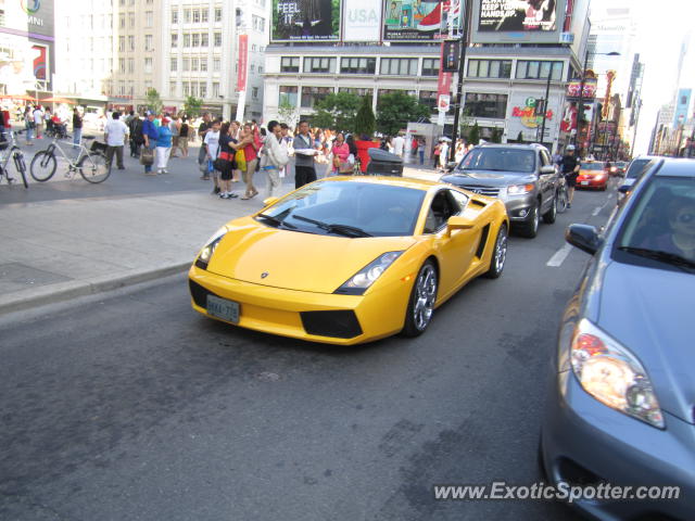 Lamborghini Gallardo spotted in Toronto, Canada