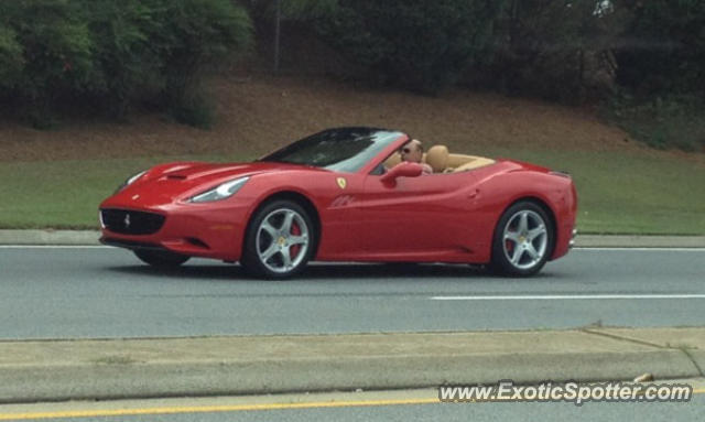 Ferrari California spotted in Alpharetta, Georgia