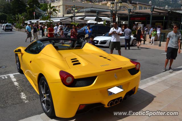 Ferrari 458 Italia spotted in Monte Carlo, Monaco