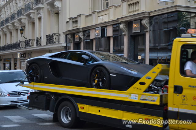 Lamborghini Aventador spotted in Monte Carlo, Monaco