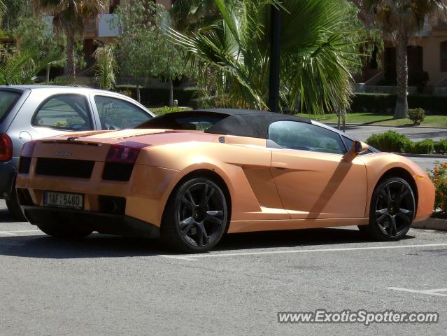 Lamborghini Gallardo spotted in Quarteira, Portugal