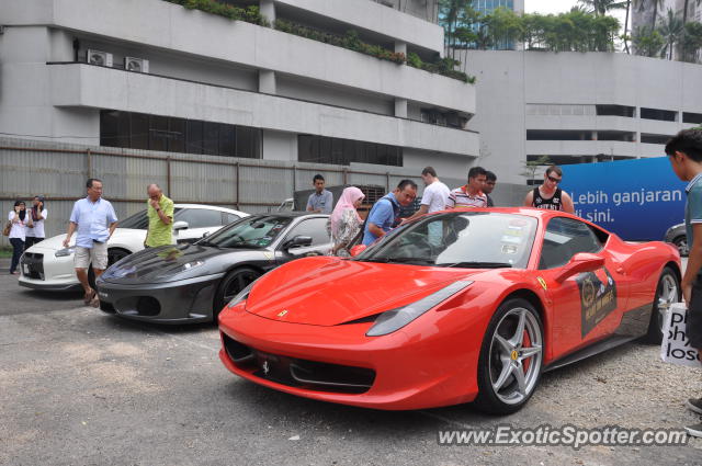 Ferrari 458 Italia spotted in Bukit Bintang KL, Malaysia