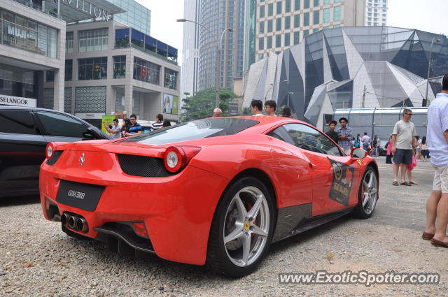 Ferrari 458 Italia spotted in Bukit Bintang KL, Malaysia