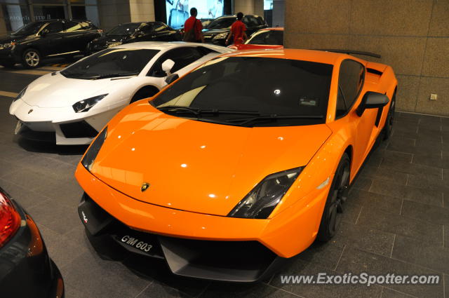 Lamborghini Gallardo spotted in Bukit Bintang KL, Malaysia