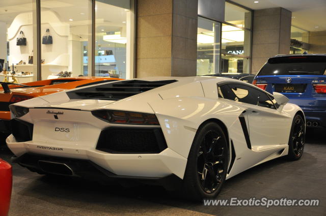 Lamborghini Aventador spotted in Bukit Bintang KL, Malaysia