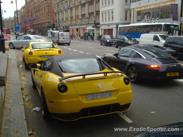 Ferrari 599GTB spotted in London, United Kingdom