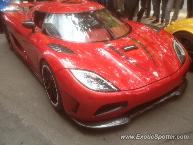 Koenigsegg Agera spotted in Le Mans, France