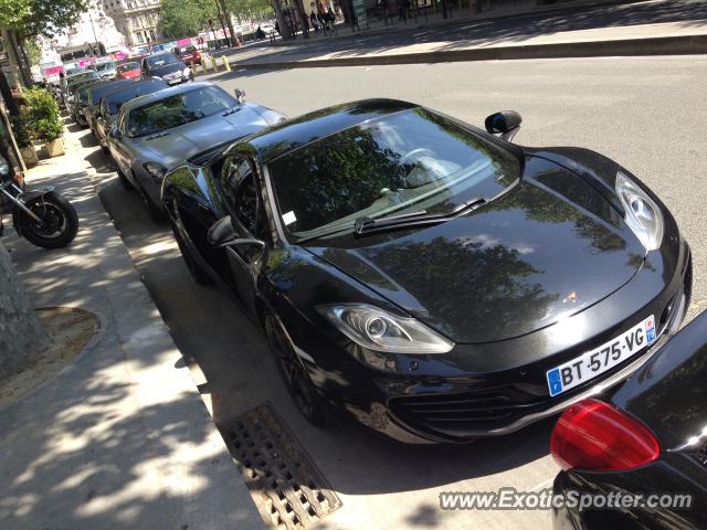 Mclaren MP4-12C spotted in Paris, France