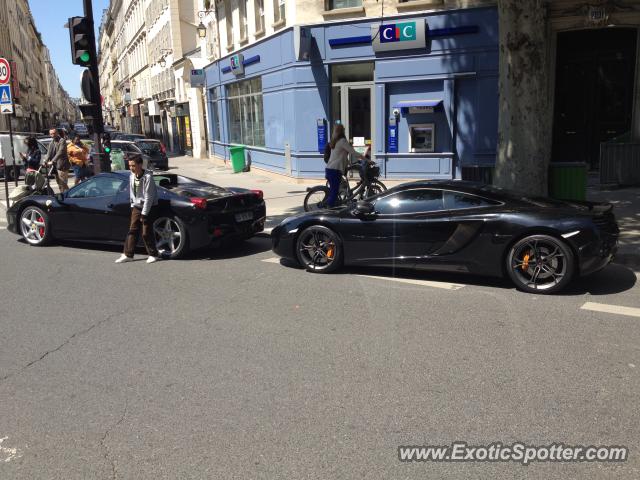 Mclaren MP4-12C spotted in Paris, France