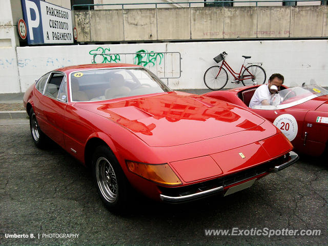 Ferrari Daytona spotted in Conegliano, Italy