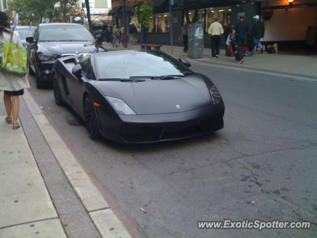 Lamborghini Gallardo spotted in Toronto, Canada