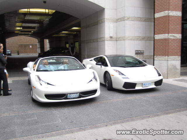 Ferrari 458 Italia spotted in Toronto, Canada