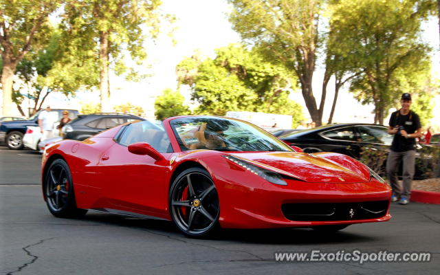 Ferrari 458 Italia spotted in Calabasas, California