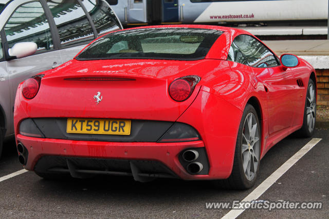 Ferrari California spotted in York, United Kingdom