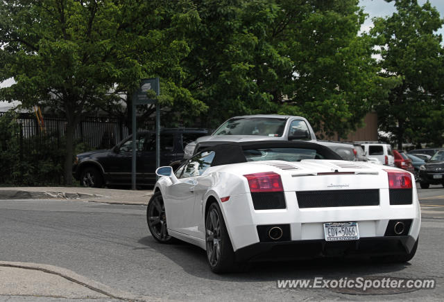 Lamborghini Gallardo spotted in Saratoga Springs, New York