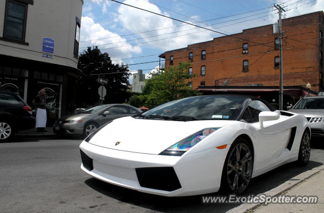 Lamborghini Gallardo spotted in Saratoga Springs, New York