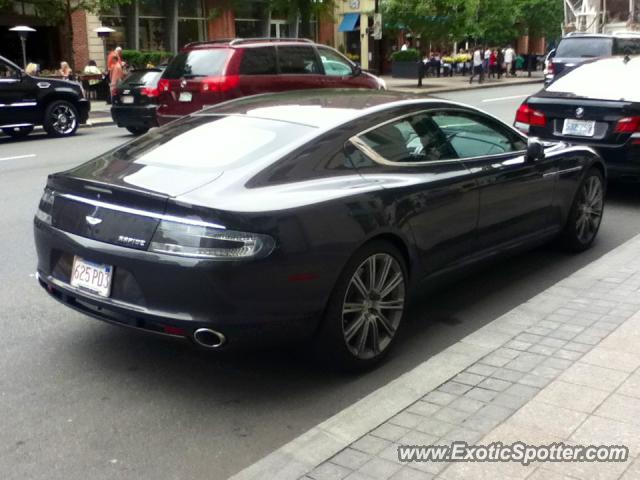 Aston Martin Rapide spotted in Boston, Massachusetts