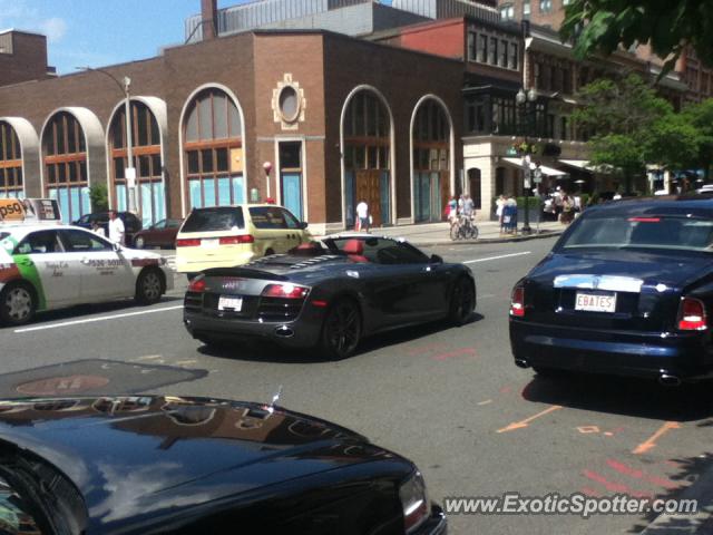 Audi R8 spotted in Boston, Massachusetts