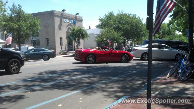 Ferrari California spotted in Southampton, New York