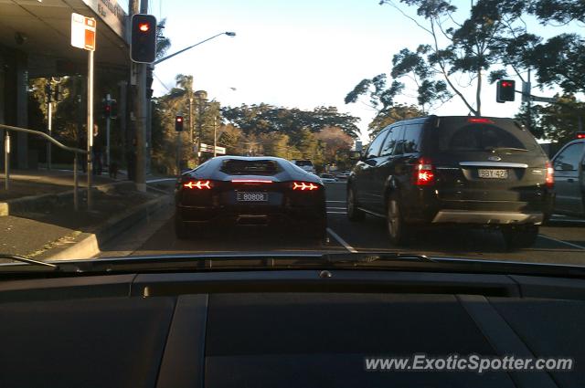 Lamborghini Aventador spotted in Sydney, Australia