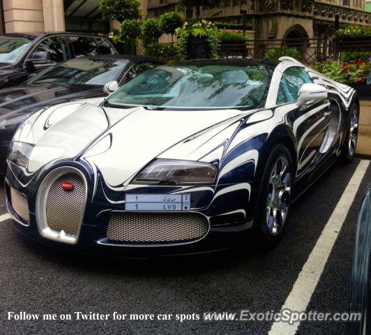 Bugatti Veyron spotted in London, United Kingdom