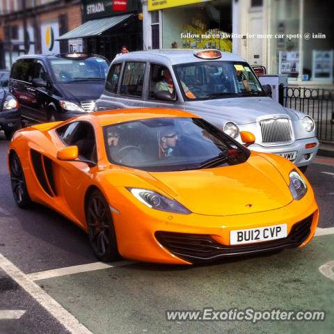 Mclaren MP4-12C spotted in London, United Kingdom