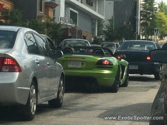 Dodge Viper spotted in Towson, Maryland