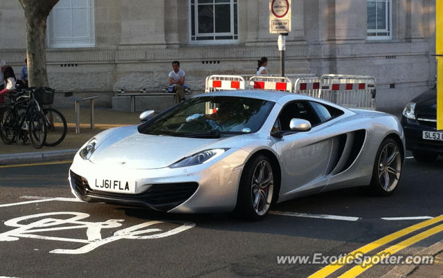 Mclaren MP4-12C spotted in London, United Kingdom