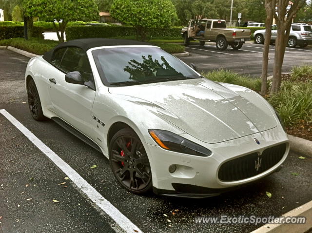 Maserati GranCabrio spotted in Windermere, Florida