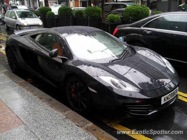 Mclaren MP4-12C spotted in Paris, France