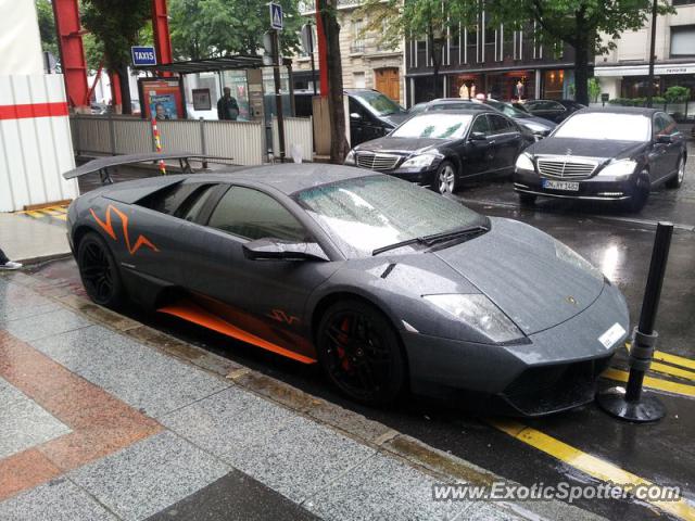 Lamborghini Murcielago spotted in Paris, France