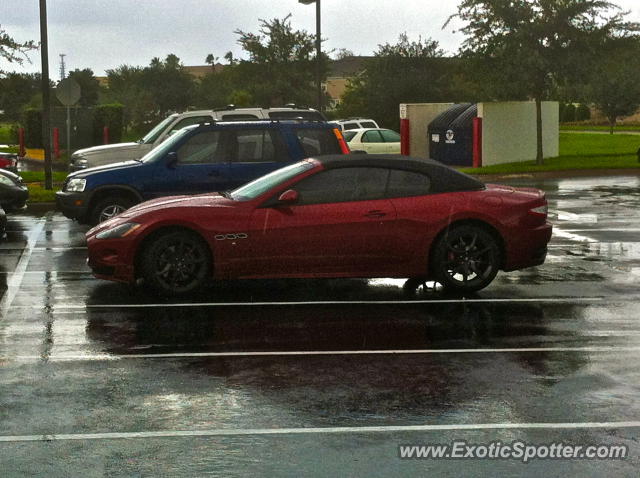 Maserati GranCabrio spotted in Orlando, Florida