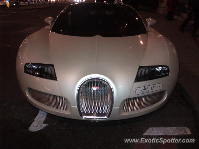 Bugatti Veyron spotted in London, United Kingdom